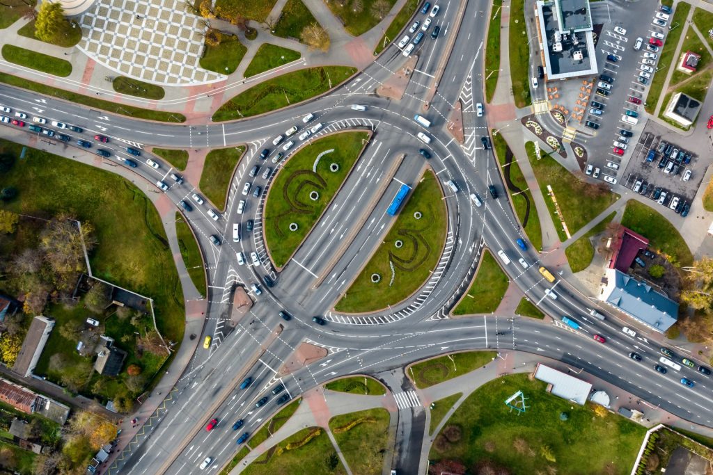 aerial view of road interchange or highway interse 2023 01 23 19 09 33 utc