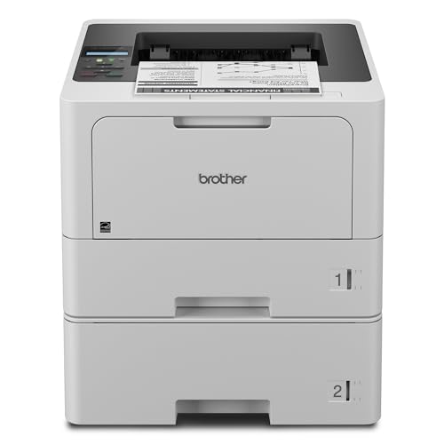 Brother HL-L5210DWT dual tray monochrome laser printer for notary signing agents
