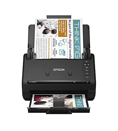 Epson WorkForce ES-500W II wireless duplex document scanner