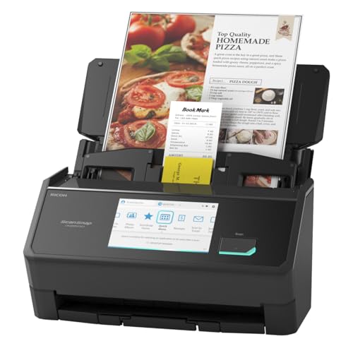 Fujitsu ScanSnap iX2500 wireless document scanner with touchscreen
